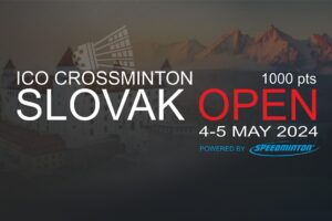 ICO Crossminton Slovak Open 2024 powered by Speedminton